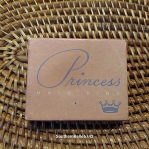 Vintage Princess Hair Pins Bobby Pins Original Box